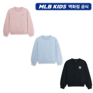 [MLB키즈PG] 베이직 스포티브 스몰로고 크롭 여아 맨투맨 3종 택1 (7FMTB2254)