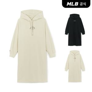 [MLB공식] 25F 여성 베이직 후드 롱 원피스 (2 COLOR) 3FOPB0154