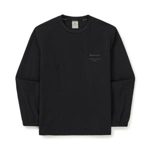 스노우피크 루트 우븐 패치 맨투맨 S25MMRHT60 BK DG