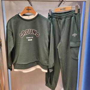 에스핏 HC22 3pcs  맨투맨 조거 세트 sjz509mktr03