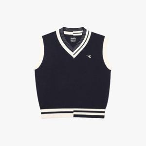 디아도라조끼 AQS D4322TKV23NVD 코지 니트 베스트 우먼 NAVY