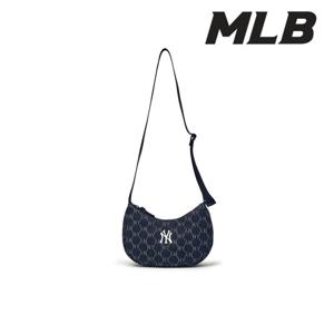 [MLB] 다이아 모노그램 데님 JQD 호보백 3ABQMV45N 50INS
