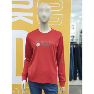 뱅뱅 세이브존02 들국화레터링 라운드티 NTL707