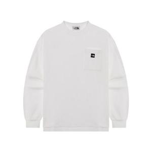 [노스페이스] 와플 긴팔 라운드 티 FM1NT7TR02L-WHT