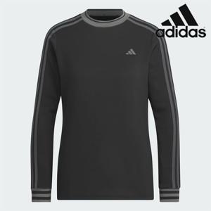 [아디다스] 여성용 골프 티셔츠 /J21- IS4803 / W 3ST LS MOC 우먼스 3S 긴팔 모크넥 폴로 골프 셔츠