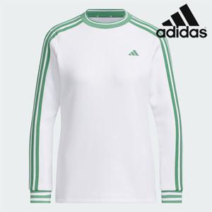 [아디다스] 여성용 골프 티셔츠 /J21- IS4804 / W 3ST LS MOC 우먼스 3S 긴팔 모크넥 폴로 골프 셔츠