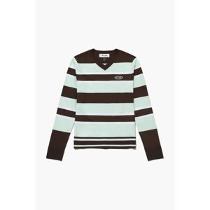 [르꼬끄골프] 여성 스트라이프 브이넥 스웨터 (GQ322LKP82)