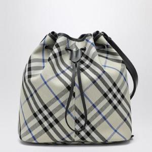 BURBERRY Medium bucket bag with Lichen colour Check pattern 8105770159199XIBURBE-B9629