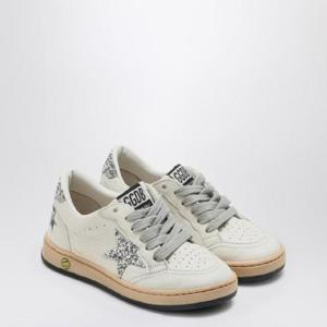 GOLDEN GOOSE Ball Star white silver trainer GYF00439F004826XIGOLDE-80185