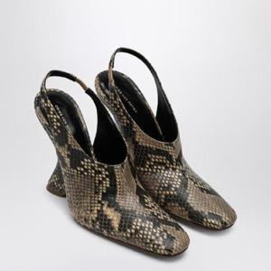 DRIES VAN NOTEN Pumps with a wedge in printed leather WS251-1632397XIDRVNO-103