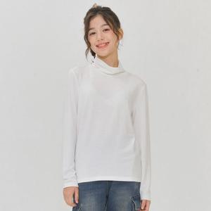 [오션스카이]여아 에센셜 기모 하이넥 긴팔티셔츠-EFJG5171C0A