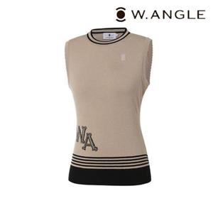 [와이드앵글]   WWU22K44E2 여성 CF 아리아 WA로고 베스트 (Beige)