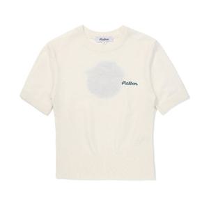 [말본골프]말본골프 모크넥 하프 슬리브 니트 OFF WHITE (WOMAN)