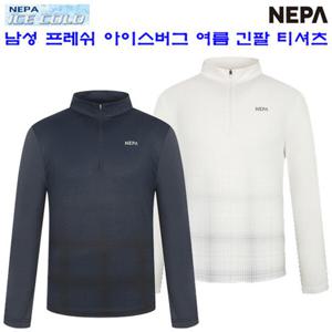 [네파][티셔츠 아이스콜드](7J35401)_남성 프레쉬 아이스버그 여름 긴팔 집업 티셔츠