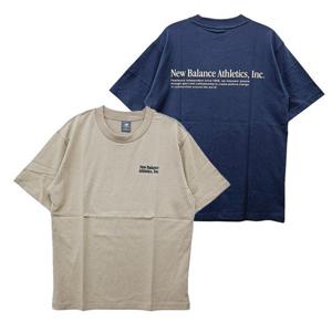[뉴발란스] 반팔티 IST 공용 세미오버핏 플로킹 레터링 티셔츠 NBNEE2S051