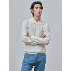 [빈폴멘] [빈폴멘] 젠틀 칼라넥 니트 - 아이보리 (BC4751C050) (BC4751C050)