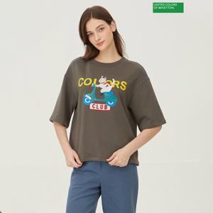 베네통 로투스 티셔츠 BATS14341_DG