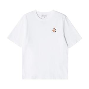메종키츠네 반팔 티셔츠 MW00119KJ0008P100 WHITE DOM