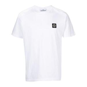 스톤 아일랜드 반팔 티셔츠 801524113A0001 White