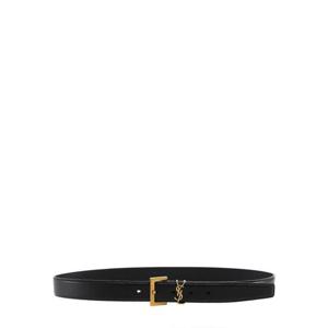 생로랑 슬림 벨트 634437BOO0W1000 BLACK DOM