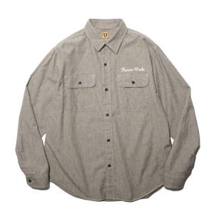 휴먼메이드 긴팔 셔츠 HM28SH003GRY GRAY DOM