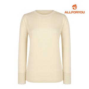[올포유] 여성 심플 라운드 니트 ALSRL1211-102