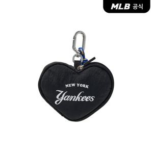 [MLB공식] 25N 하트 파우치 키링 NY (Black) 3APOH015N