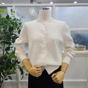 부루앤쥬디 sh06 라운드레이스배색가디IV BBRBCD114B