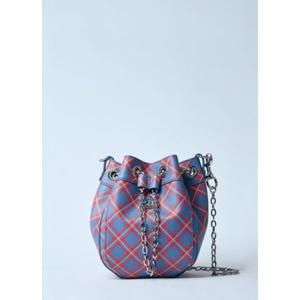 비비안웨스트우드 토트백 4C030004WS0022K302 BLUE ORANGE TARTA