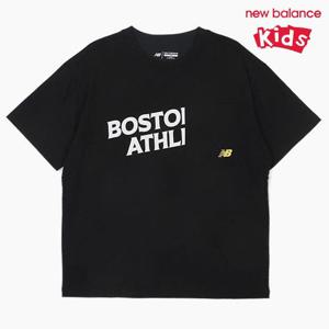 [뉴발란스] 키즈 포켓 레터링 반팔티 NK9EFB203U-19 반팔티