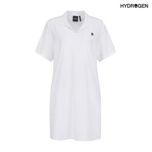 [하이드로겐] 여성 테리 반팔 원피스 H21D2OP603_WH