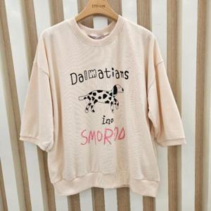 스테파니 HC11 달마시안7부맨투맨티셔츠 a25ts5117