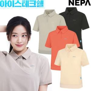 [네파] 여성 여름 아이스테크쉘 반팔 카라 폴로 티셔츠 7J45202