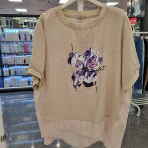 라티움 HC34 여름가벼운 품넉넉한 퍼플리시블라우스티 T2523TS18