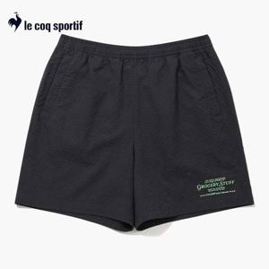 [르꼬끄X그로서리스터프]시어서커 4부팬츠 QQ223LHP45 BLK