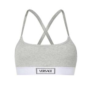 베르사체 로고 자카드 브라 10158591A09551