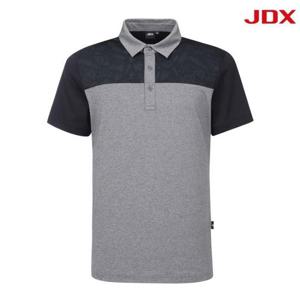 JDX HC08 키치 팬턴 보더 블록 티셔츠 X2TSV2564(MG)