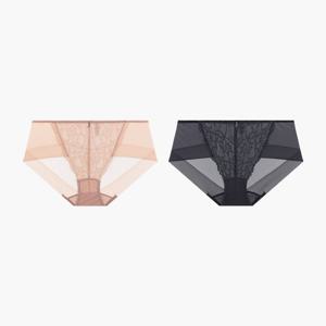 JHWWB094 제임스딘 여성 레이스 헴팬티 맥시 노라인 삼각 팬티
