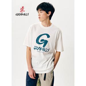 [그라미치](본사공식) 그라미치 G 로고 티셔츠 (G4SU-T098-WHITE