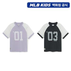 [MLB키즈] 스트릿 베이직 숫자 아트웍 라글란 티셔츠 2종 택1 (7ATSB3753)