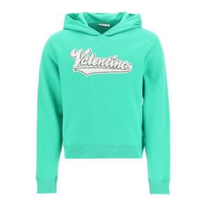 Valentino 로고 디테일 긴팔 후드티 1V3MF22U8RM 510 TP936319252