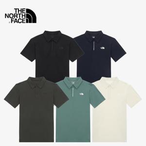 노스페이스 남성 아이스 그린 반팔 폴로 NT7PR01