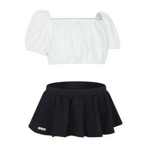 아레나 여아동 A5BG1GM33OWT 아일린 비키니 세트 실내 비치수영복