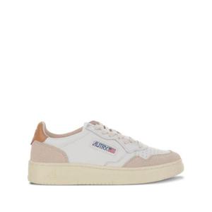 오트리 스니커즈 AULM LS02WHT BRNSUG White beige orange