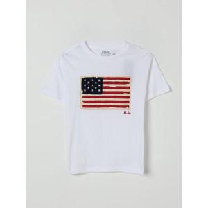 키즈 폴로 랄프로렌 티셔츠 323843794 004 White