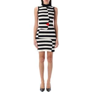 발망 숏 원피스 EF0R3088KI32 EJR BLACK WHITE ROUGE
