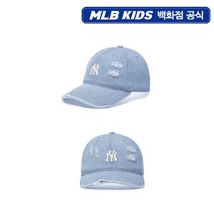 [MLB키즈PG] 피그먼트 데미지 워싱 볼캡 (7ACPV155N-50BLL)