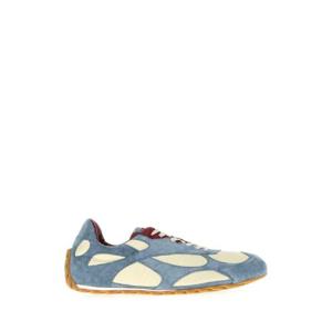 BOTTEGA VENETA Two tone suede and fabric Orbit sneakers 838373V3MS2 1782