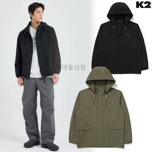 [K2] KMU24145US 남성 간절기 위클리 방풍 바람막이 야상자켓