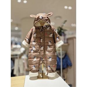 블루독베이비 10 25FW (BR)도기올오버 패딩 우주복 (45A1360301)